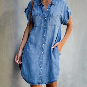 Trendy Denimjurk - Maeve