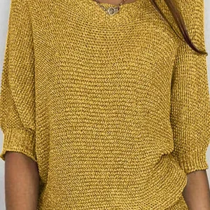 Trui voor dames met vleermuismouwen en losse pasvorm – Mira