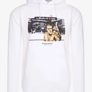La haine hoodie - white