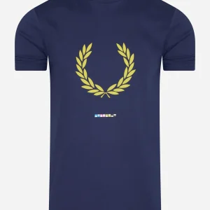 Print registration t-shirt - french navy