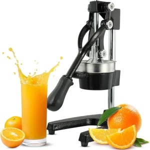 Gietijzeren Handpers met 99% Extractie en RVS Constructie – Orvado