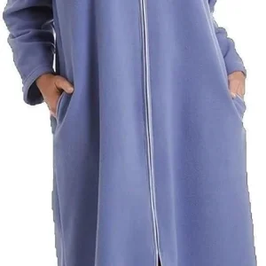 Dames Fleece Ritsbadjas met Zakken – Arlena