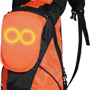 LED Motorfietsrugzak – Luminescente Veiligheidstas voor Buiten- en Nachtfietsen – Lumaro