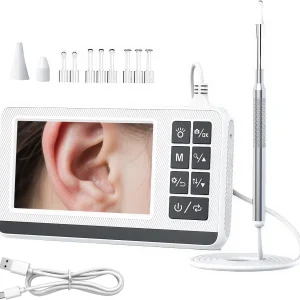 Otoscoop voor Oorreiniging met 3,9mm Camera en 4,3-Inch HD Scherm – Claryon