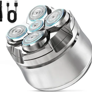 Waterdicht Magnetisch Hoofdscheerapparaat voor Kale Mannen – Tavien