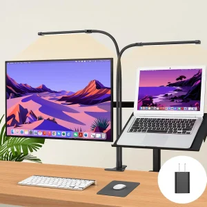 77 LED Bureau Klem Lamp met 70cm Flexibele Hals – Ravien