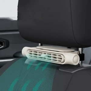 3 Snelheden USB Auto Koelventilator & Hoofdsteun Bevestiging – AutoBreeze