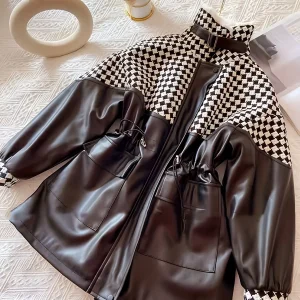 Dames Pluche Jas voor Herfst & Winter – Maribel