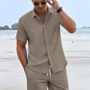 Modieuze Khaki Heren Zomerset – Dario