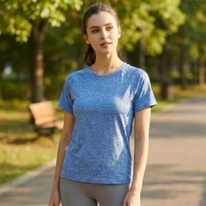 Ademend Sportshirt Korte Mouwen - Mallory