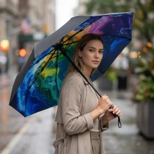 Automatisch Opvouwbare Reisparaplu - Rainova