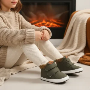 Babyboots met Klittenband - WinterBunny