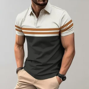 Gestreept Heren Poloshirt – Mauro