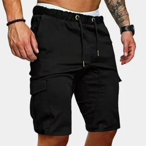 Heren Shorts met Elastische Taille en Zijzakken – Brennan