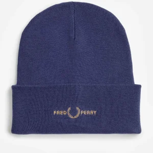 Graphic beanie - fch nvy drk crml
