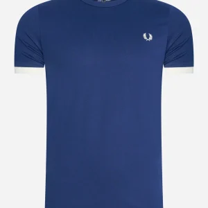 Ringer t-shirt - french navy