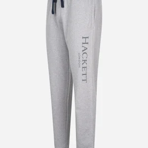 Terry logo joggers - light grey marl