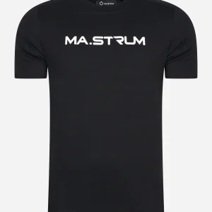 MA.Strum chest print tee - jet black