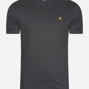 Plain t-shirt - charcoal marl