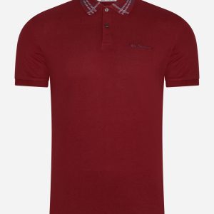 Collar interest polo - red