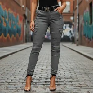 Cargo-Jeans Met Elastische Band - Regina