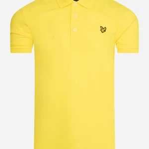 Plain polo shirt - buttercup yellow