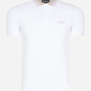 Ampere polo - white paloma thistle