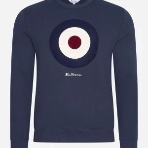 Signature target sweat - dark navy