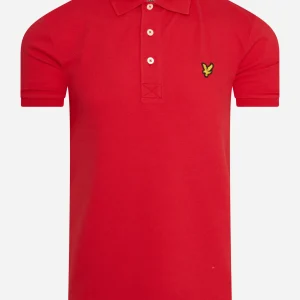 Plain polo shirt - gala red