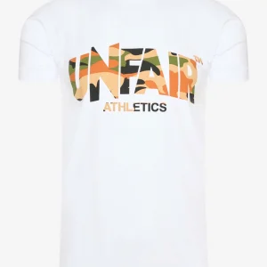 Classic label t-shirt - white safari dark camo