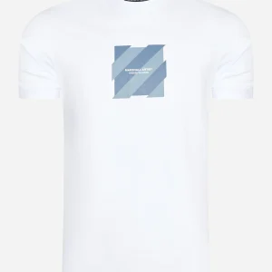 Chevron box logo t-shirt - white