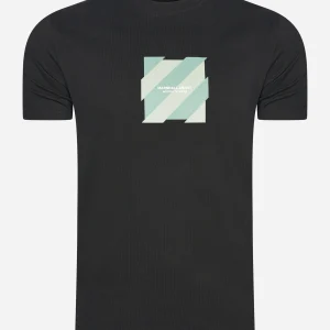 Chevron box logo t-shirt - black