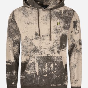 Erosion print hoodie - cove