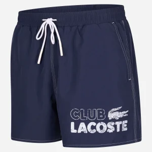 Club lacoste swimming trunks - navy blue