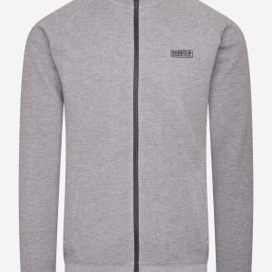 Radius raglan zip thru - anthracite marl
