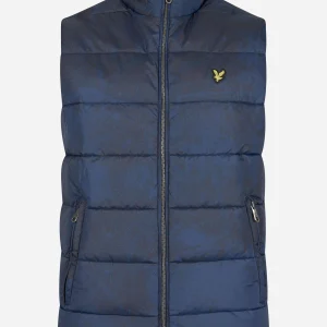 Erosion print gilet - navy