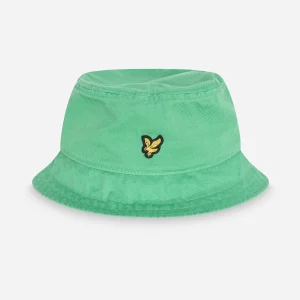 Cotton twill bucket hat - green glaze