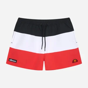 Cielo swim short - black red
