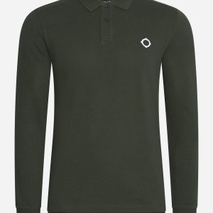 LS pique polo - oil slick