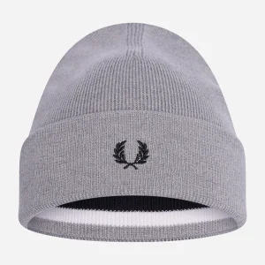 Merino wool beanie - steel marl