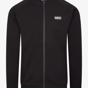 Radius raglan zip thru - black