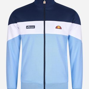 Caprini track top - navy light blue white