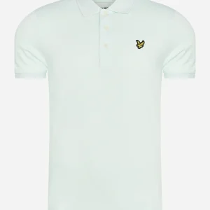 Plain polo shirt - ice