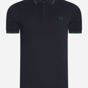 Twin tipped fred perry shirt - black ivy