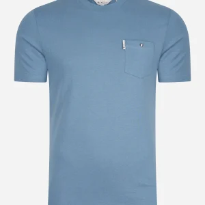 Signature pocket tee - blue shadow