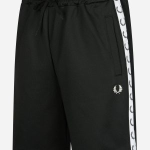 Taped tricot short - black