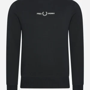 Embroidered sweatshirt - black