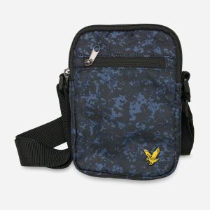 Reporter bag - navy earth print