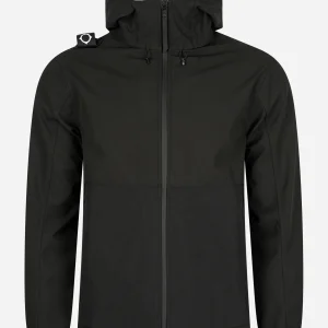 Softshell hooded jacket - jet black