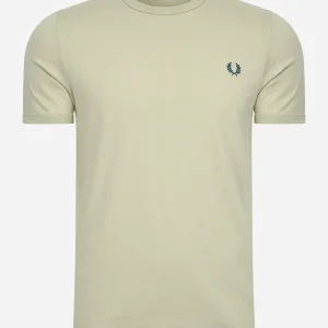 Ringer t-shirt - light oyster